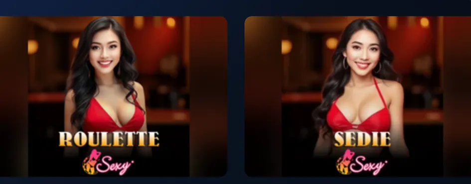 Live Casino: Baccarat, Roulette and Blackjack